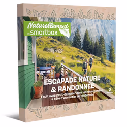 Coffret Cadeau SMARTBOX - Escapade nature & randonnée - 1 nuit avec petit-déjeuner pour 2 personnes