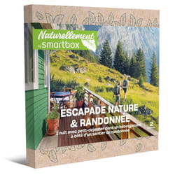 Coffret Cadeau SMARTBOX - Escapade nature & randonnée - 1 nuit avec petit-déjeuner pour 2 personnes