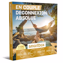 Coffret Cadeau SMARTBOX - En couple - Déconnexion absolue - 1 séjour 1 moment de bien-être ou 1 activité pour 2 personnes