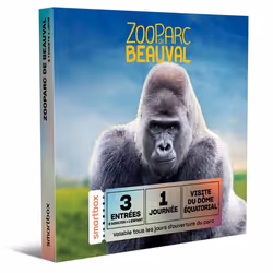 Coffret Cadeau SMARTBOX - Une journée en famille au ZooParc de Beauval en 2025 pour 2 adultes et 1 enfant - 3 entrées pour le