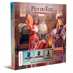 Coffret Cadeau SMARTBOX - Séjour au Puy du Fou® 2025 - 2 jours et 1 nuit à La Villa Gallo-Romaine pour 2 personnes - 1 nuit e ...