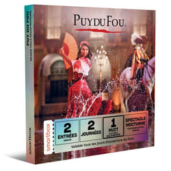 Coffret Cadeau SMARTBOX - Séjour au Puy du Fou® 2025 - 2 jours et 1 nuit à La Villa Gallo-Romaine pour 2 personnes - 1 nuit en