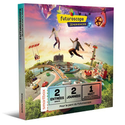 Coffret Cadeau SMARTBOX - Futuroscope 2025 - Séjour de 2 jours pour 2 adultes - 2 jours au Futuroscope et 1 nuit avec