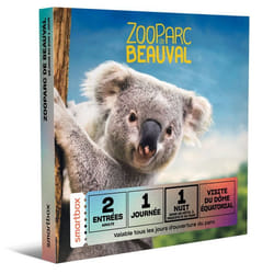 Coffret Cadeau SMARTBOX - Séjour au ZooParc de Beauval en 2025 - 2 entrées adulte au ZooParc de Beauval et 1 nuit à proximité