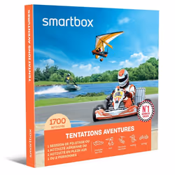 Coffret Cadeau SMARTBOX - Tentations aventures - 1 aventure à vivre pour 1 ou 2 personnes