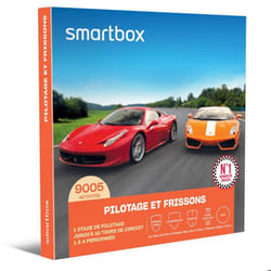 Coffret Cadeau SMARTBOX - Pilotage et frissons - 1 stage de pilotage pour 1 à 4 personnes