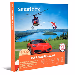 Coffret Cadeau SMARTBOX - Dose dadrénaline - 1 expérience riche en adrénaline pour 1 à 4 personnes