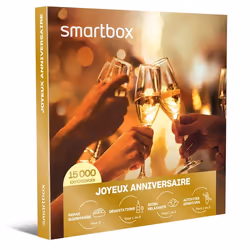 Coffret Cadeau SMARTBOX - Joyeux anniversaire - 1 activité pour 1 ou 2 personnes