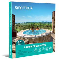 Coffret Cadeau SMARTBOX - 3 jours de bien-être - 2 nuits avec petits-déjeuners et 1 accès à l’espace détente pour 2 personnes