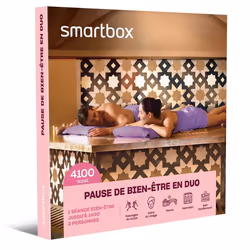 Coffret Cadeau SMARTBOX - Pause de bien-être en duo - 1 séance bien-être jusqu’à 1h30 pour 2 personnes