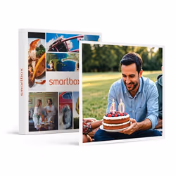 Coffret Cadeau SMARTBOX - Joyeux anniversaire ! Pour les 40 ans dun homme - 1 séjour ou 1 activité pour 1 ou 2 personnes