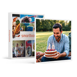Coffret Cadeau SMARTBOX - Joyeux anniversaire ! Pour les 40 ans dun homme - 1 séjour ou 1 activité pour 1 ou 2 personnes