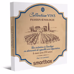 Coffret Cadeau SMARTBOX - Passion œnologie - 1 atelier œnologie pour 1 ou 2 personnes