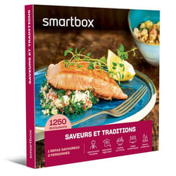 Coffret Cadeau SMARTBOX - Saveurs et traditions - 1 repas pour 2 personnes