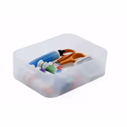 Sundis Boîte Transparente Superposable Et Combinable, Boîte de rangement, Transparent, Rectangulaire, Polypropylène (PP), Mon ...