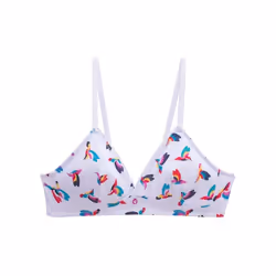 Morgan Soutien-gorge triangle sans coques en coton CLEM - blanc - 80A