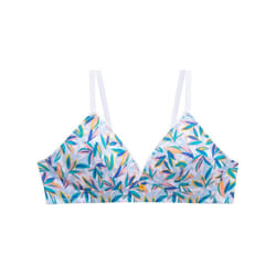 Morgan Soutien-gorge triangle sans coques en coton CLEM - bleu - 80A
