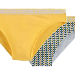 Morgan Lot de 2 slips PIA - jaune - 12 ans