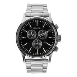 Nixon Sentry Chrono Montre bracelet Mâle Quartz Argent