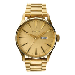 Nixon Sentry SS Montre bracelet Mâle Quartz Or