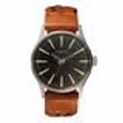 Montre - NIXON - THE SENTRY LEATHER - Cuir - Analogique - Marron