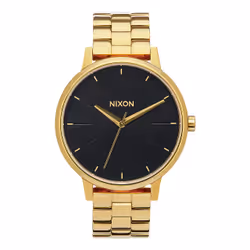 Nixon Kensington Doré uni / Soleil noir, Imperméable, Quartz