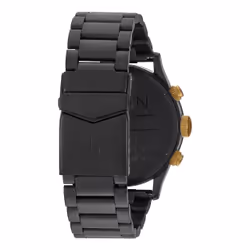 Nixon Sentry Chrono Montre bracelet Mâle Quartz Noir