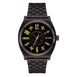Montre - Nixon - Nirvana Time Teller - Acier inoxydable - Cuir véritable - Étanche 100m