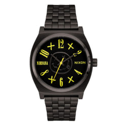 Montre - Nixon - Nirvana Time Teller - Acier inoxydable - Cuir véritable - Étanche 100m