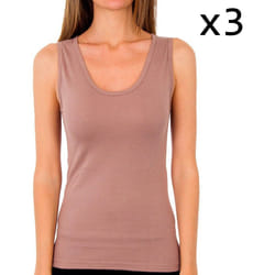 Débardeur sans couture - ABANDERADO - Modèle 4588 - Confort optimal - Liberté de mouvement - Couleur vison
