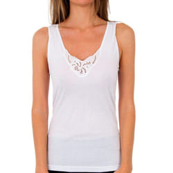 Playtex Coton Feminine, Débardeur Col V