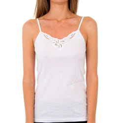 Camisole Col V Coton Feminine