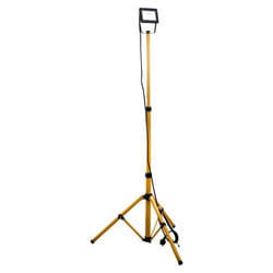 Projecteur de chantier - Zenitech - 20W - Jaune - IP65 - Trépied réglable 15m