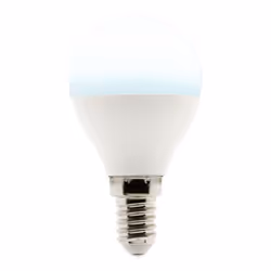 Ampoule LED Sphérique E14 - 5W - Blanc froid - 400lm - 6500K - Zenitech