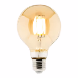 Ampoule déco filament LED ambrée 6W E27 - Elexity
