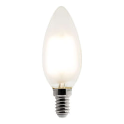 Ampoule déco filament LED Flamme 4W E14 400lm 2700K - Blanc chaud - Zenitech