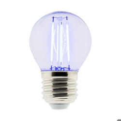 Ampoule LED déco filament - Bleu 3W E27 sphérique - Elexity