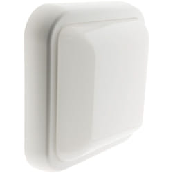 Zenitech - Hublot carré led 15W 1050lm IP44 Blanc