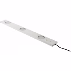 Description générale La réglette plate LED équipée de 3 spots et d'un détecteur de mouvement est une solution d'éclairage élé ...