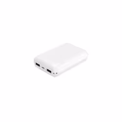 Batterie externe 10000 mAh affichage LED 2 ports USB et  1 micro-USB - Blaupunkt - BLP7575 -112 - Blanc