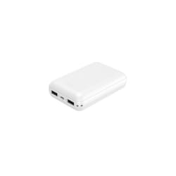 Batterie externe 10000 mAh affichage LED 2 ports USB et  1 micro-USB - Blaupunkt - BLP7575 -112 - Blanc