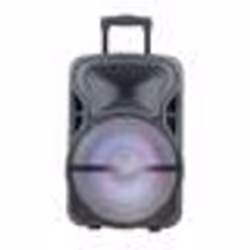 Enceinte karaoké trolley à LED - Blaupunkt - BLP3937-133 - Noir - Bluetooth 5.0 - Batterie - 2 voies - active