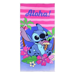 Lilo & Stitch - Serviette de plage / Serviette Stitch - 70x140 cm - microfibre absorbante