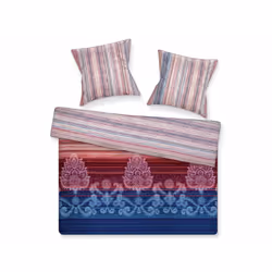 Taie de traversin de la marque Esprit, coordonnée au linge de lit de la gamme Exotic. Pour lit 2 places. Dimensions : 43x210  ...