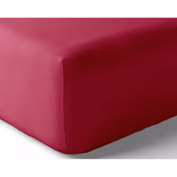 Anne de Solène Vexin, Eponge, Coton, 140 x 190 cm, Rouge, Monochromatique, 100% cotton