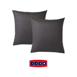 Lot de 2 taies d'oreiller carrées DODO - 65x65 cm - Blanc