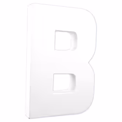 Clairefontaine Lettre B 20,5Cm, 5 an(s), Papier, Blanc