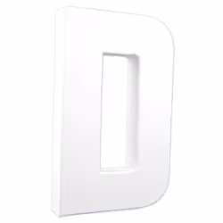 Clairefontaine Lettre D 20,5Cm, 5 an(s), Papier, Blanc