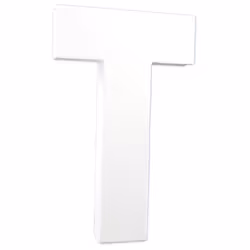 Clairefontaine Lettre T 20,5Cm, 5 an(s), Papier, Blanc