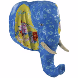 Clairefontaine Tête Éléphant À Suspendre 23Cm